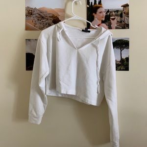 Cropped hoodie